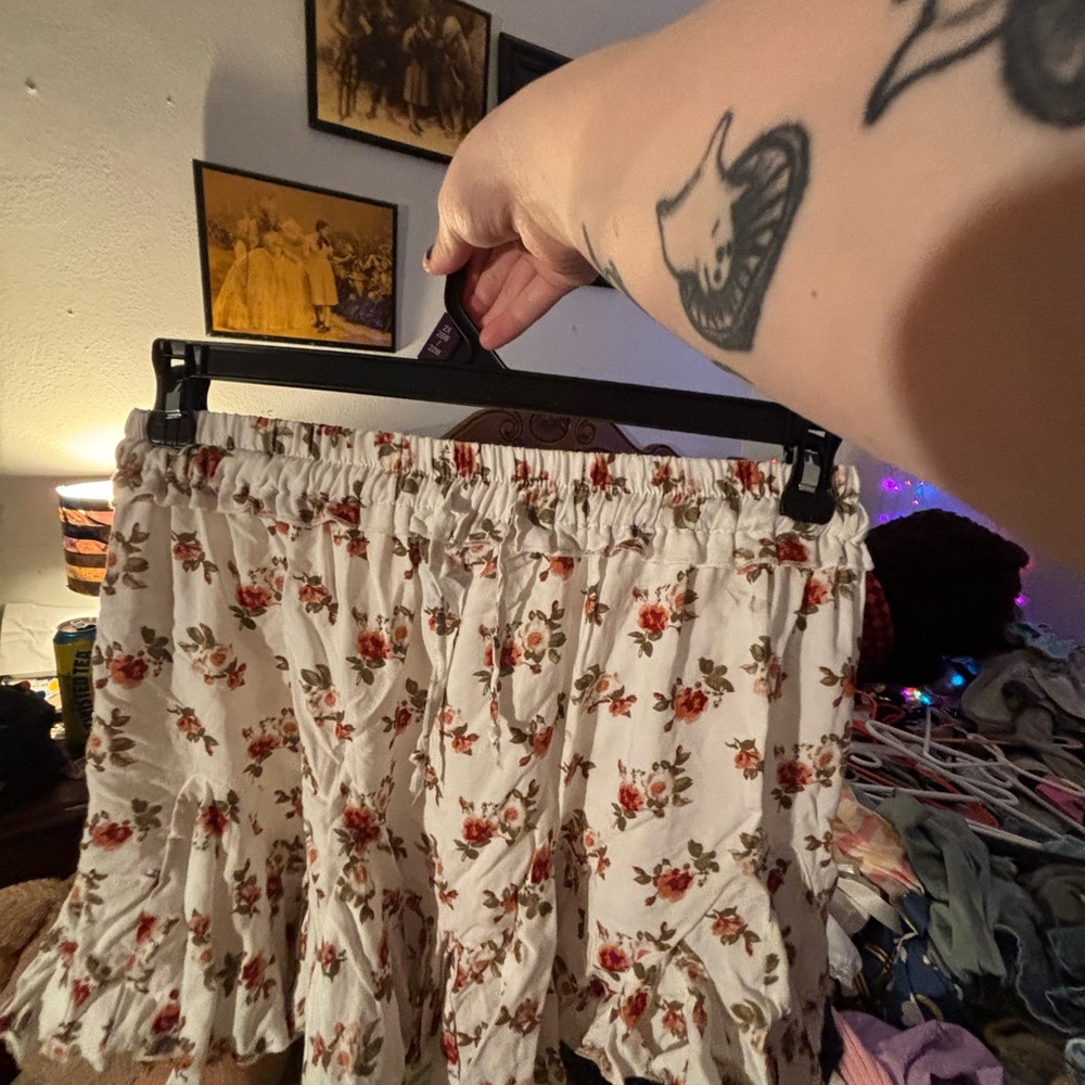 Floral Print Women's Skirt